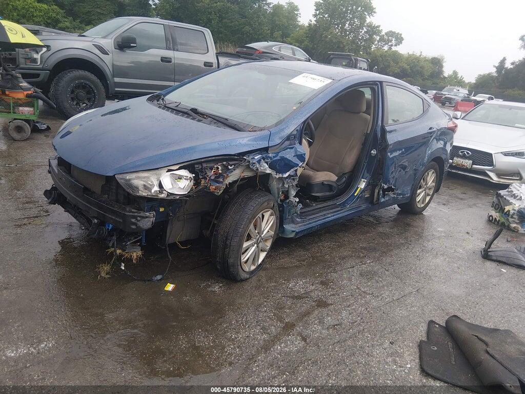 KMHDH4AE9GU557015 2016 HYUNDAI ELANTRA photo no. 2