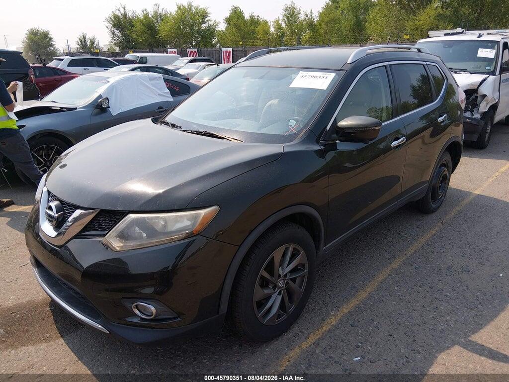KNMAT2MT0GP684366 2016 NISSAN ROGUE photo no. 2