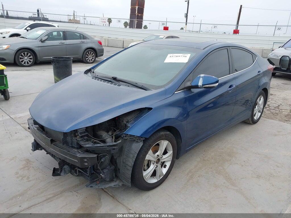 KMHDH4AE5GU491207 2016 HYUNDAI ELANTRA photo no. 2