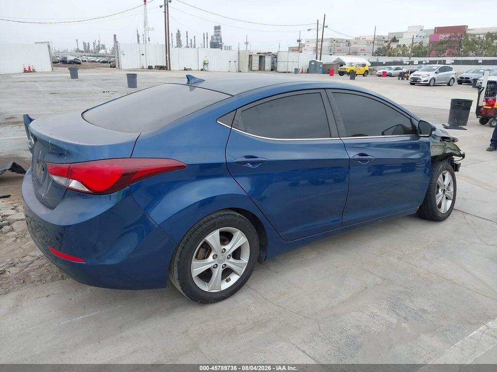 KMHDH4AE5GU491207 2016 HYUNDAI ELANTRA photo no. 4