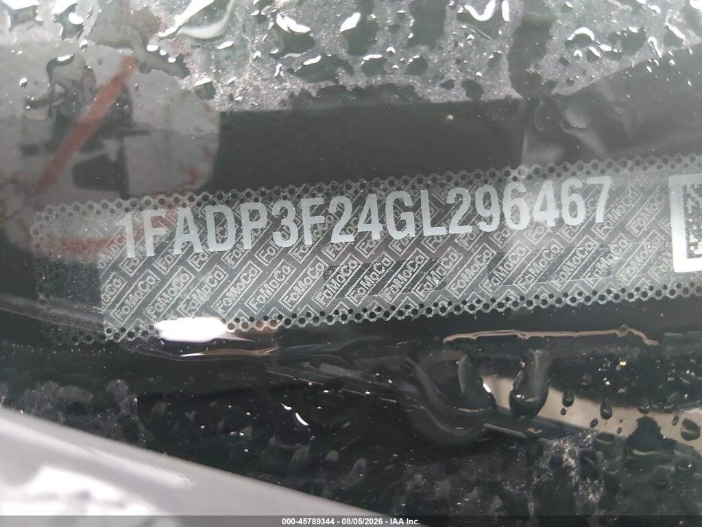 1FADP3F24GL296467 2016 FORD FOCUS photo no. 9