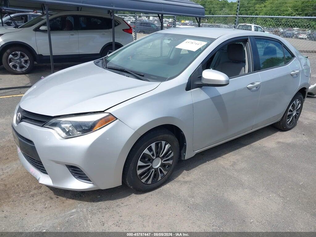 2T1BURHE7GC700471 2016 TOYOTA COROLLA photo no. 2