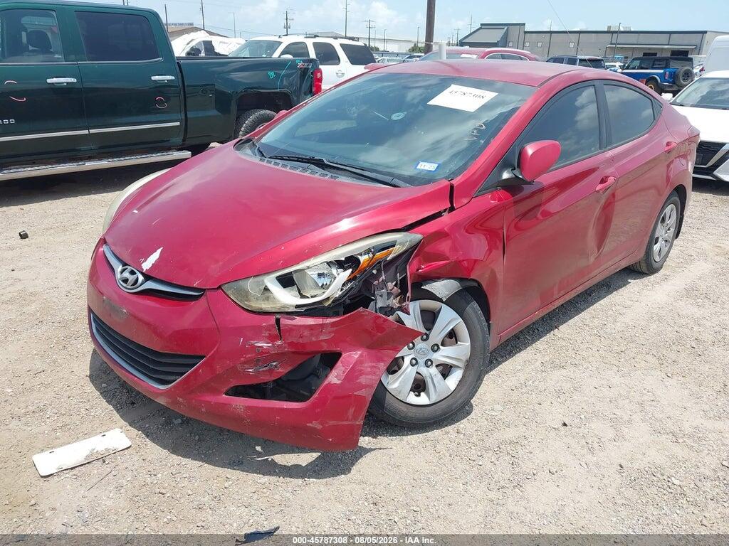 KMHDH4AE6GU640563 2016 HYUNDAI ELANTRA photo no. 2