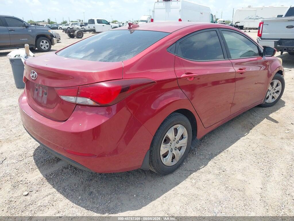 KMHDH4AE6GU640563 2016 HYUNDAI ELANTRA photo no. 4
