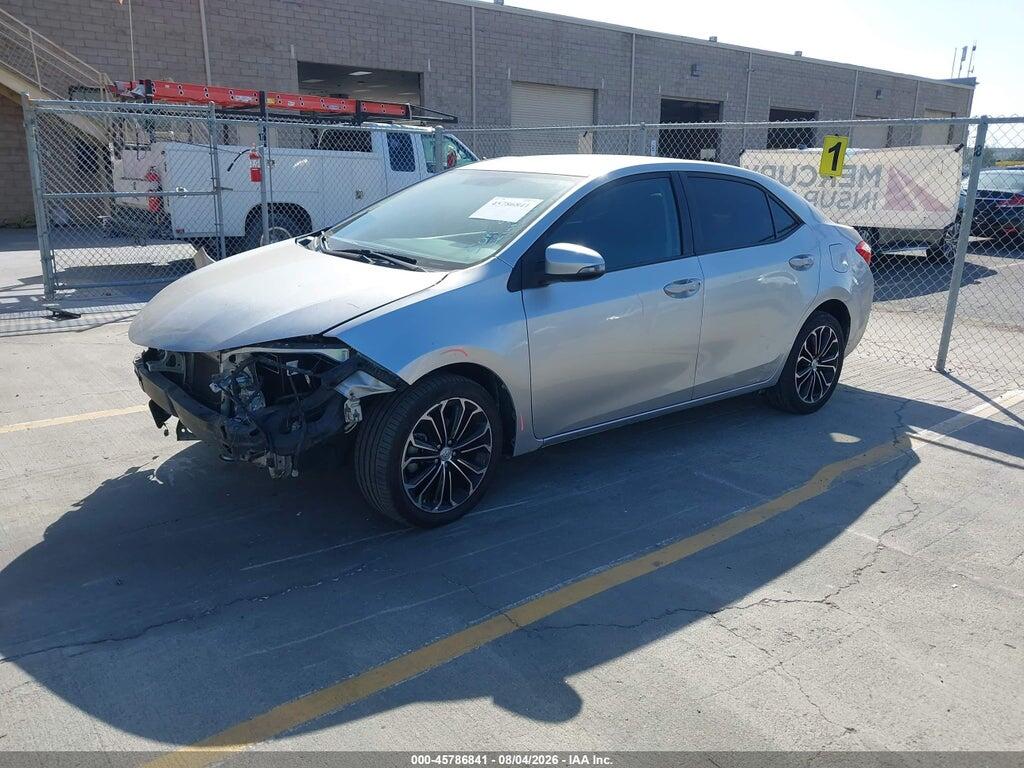 5YFBURHE5GP462863 2016 TOYOTA COROLLA photo no. 2