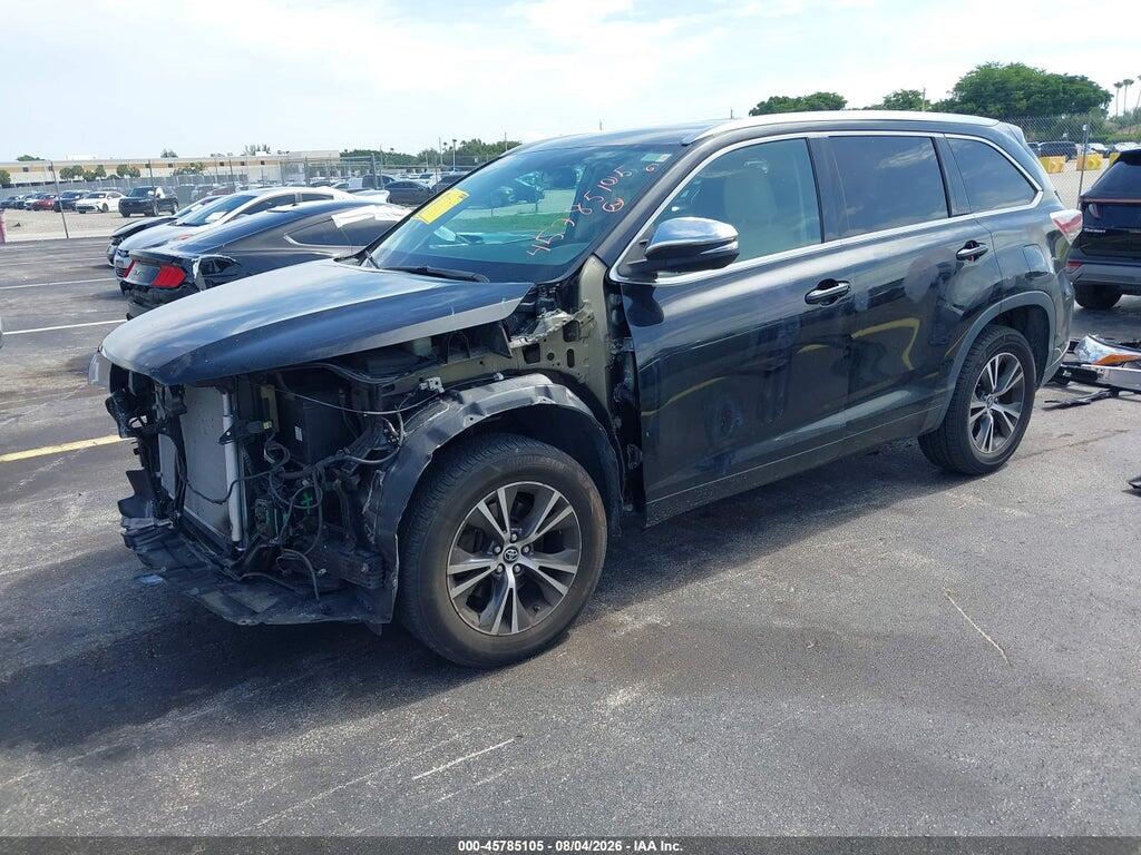 5TDKKRFH3GS176388 2016 TOYOTA HIGHLANDER photo no. 2