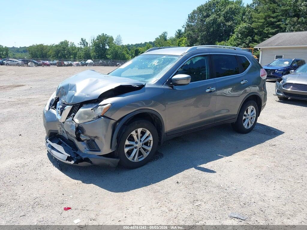 KNMAT2MV8GP648295 2016 NISSAN ROGUE photo no. 2
