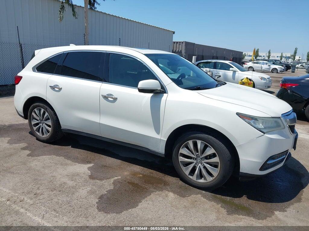 5FRYD3H43GB010371 2016 ACURA MDX photo no. 1
