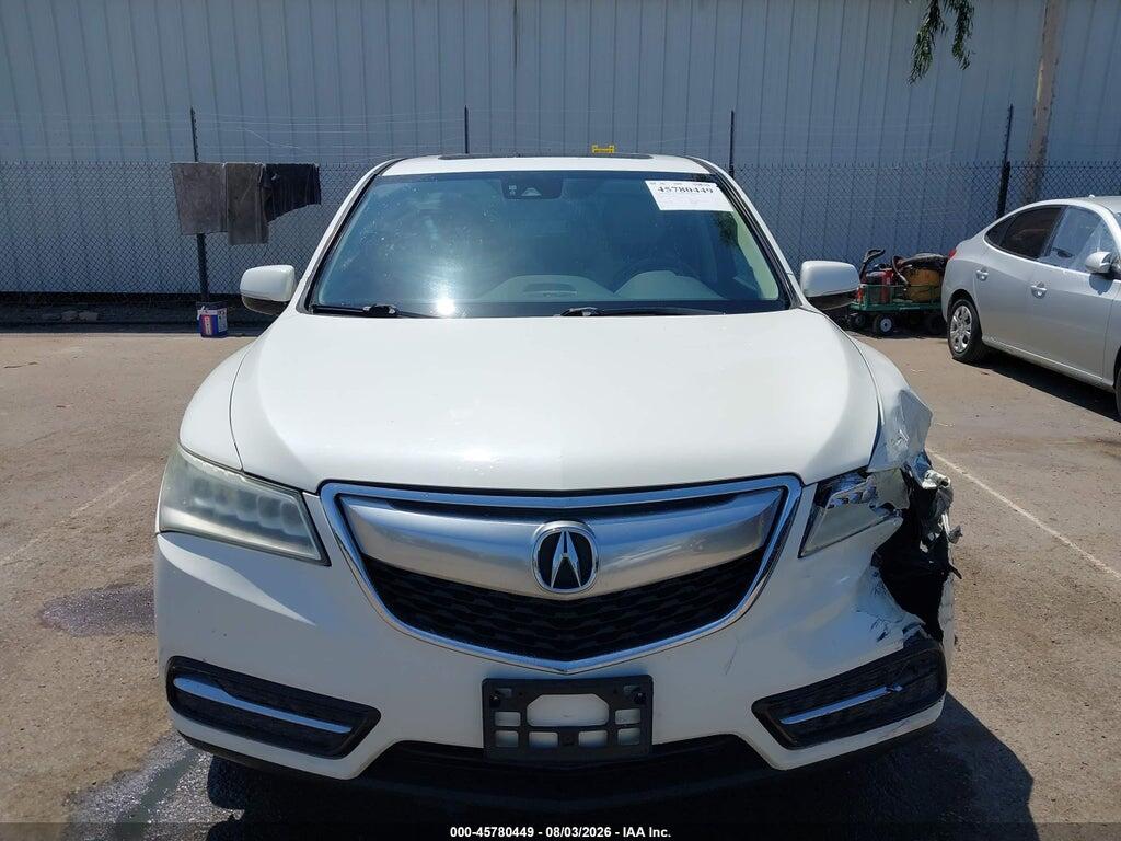 5FRYD3H43GB010371 2016 ACURA MDX photo no. 12