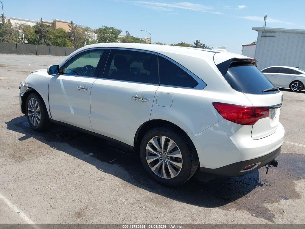 5FRYD3H43GB010371 2016 ACURA MDX photo no. 3