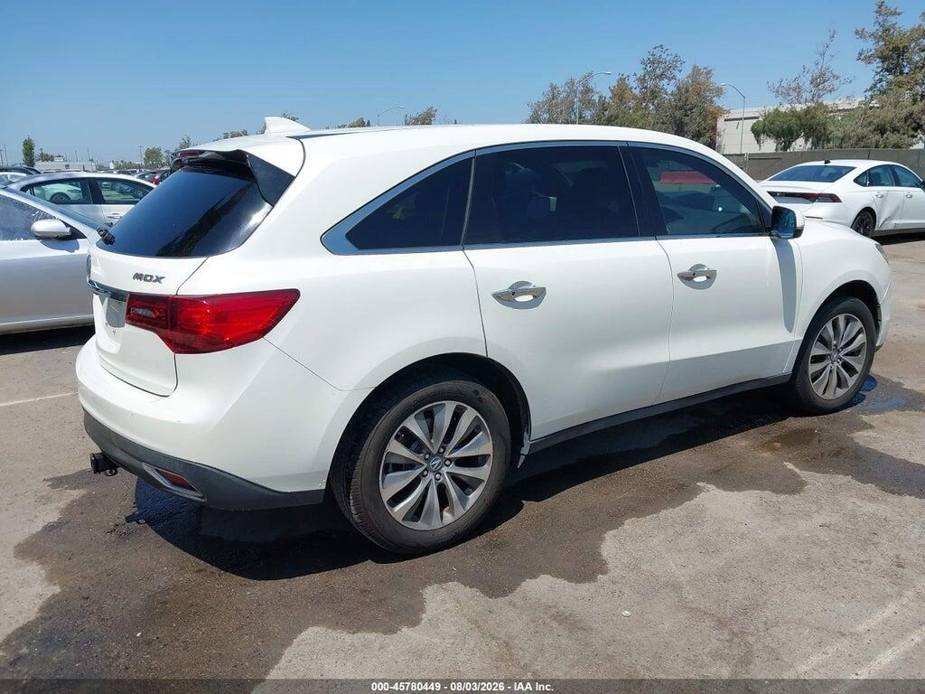 5FRYD3H43GB010371 2016 ACURA MDX photo no. 4