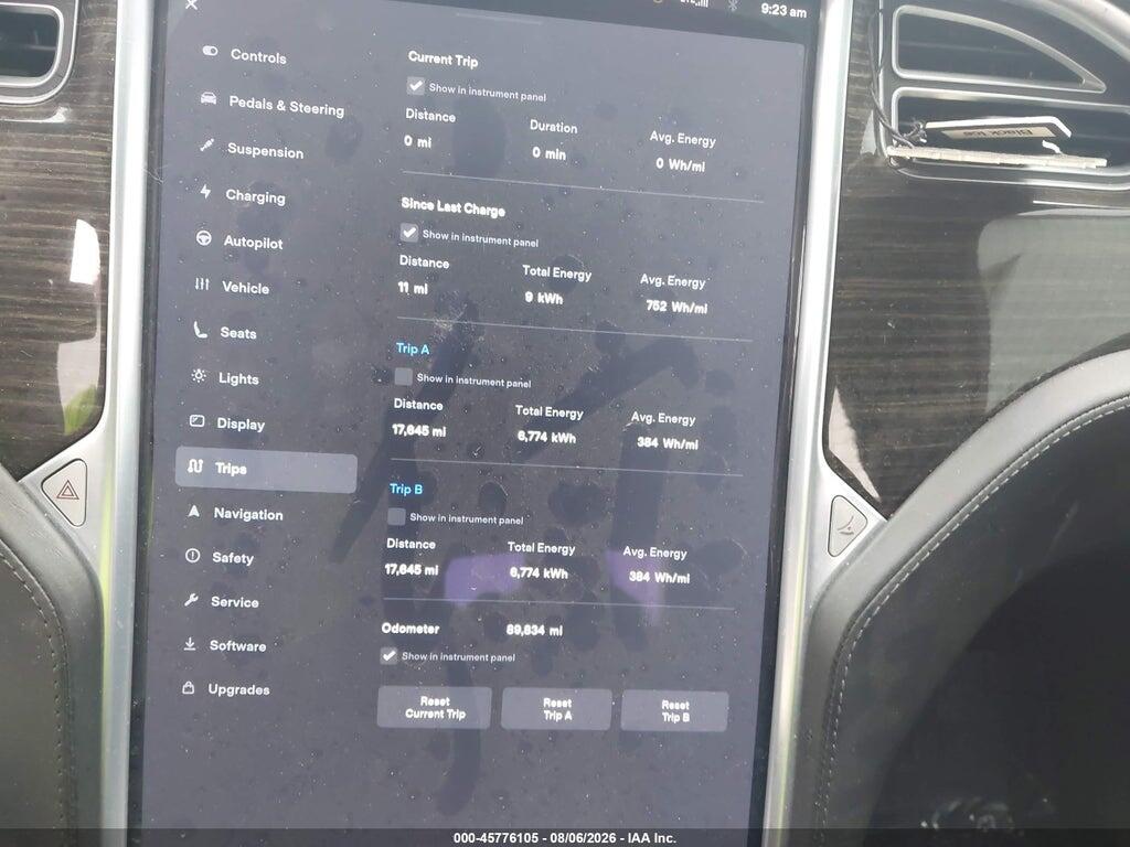 5YJXCAE25GF019063 2016 TESLA MODEL X photo no. 7