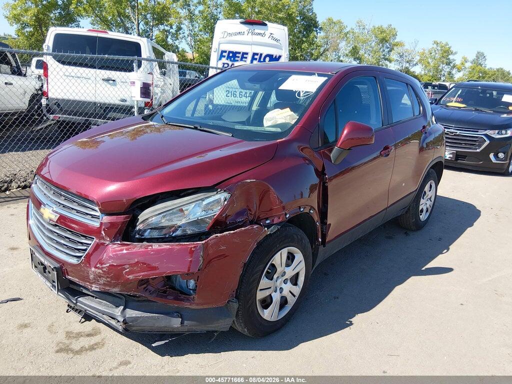 3GNCJKSB9GL168843 2016 CHEVROLET TRAX photo no. 2