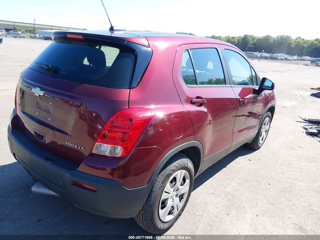 3GNCJKSB9GL168843 2016 CHEVROLET TRAX photo no. 4