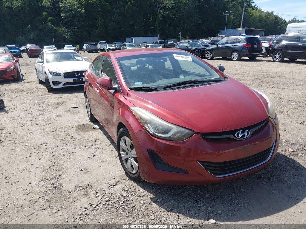 5NPDH4AE2GH795738 2016 HYUNDAI ELANTRA photo no. 1