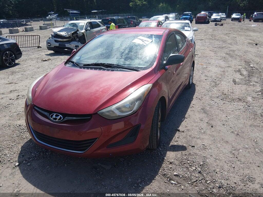 5NPDH4AE2GH795738 2016 HYUNDAI ELANTRA photo no. 2