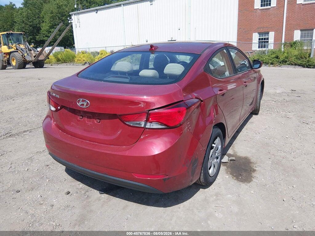 5NPDH4AE2GH795738 2016 HYUNDAI ELANTRA photo no. 4