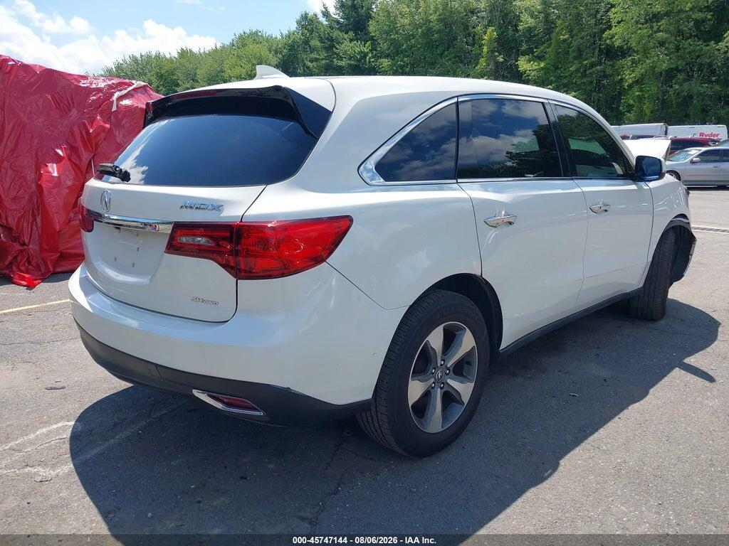 5FRYD4H26GB035205 2016 ACURA MDX photo no. 4
