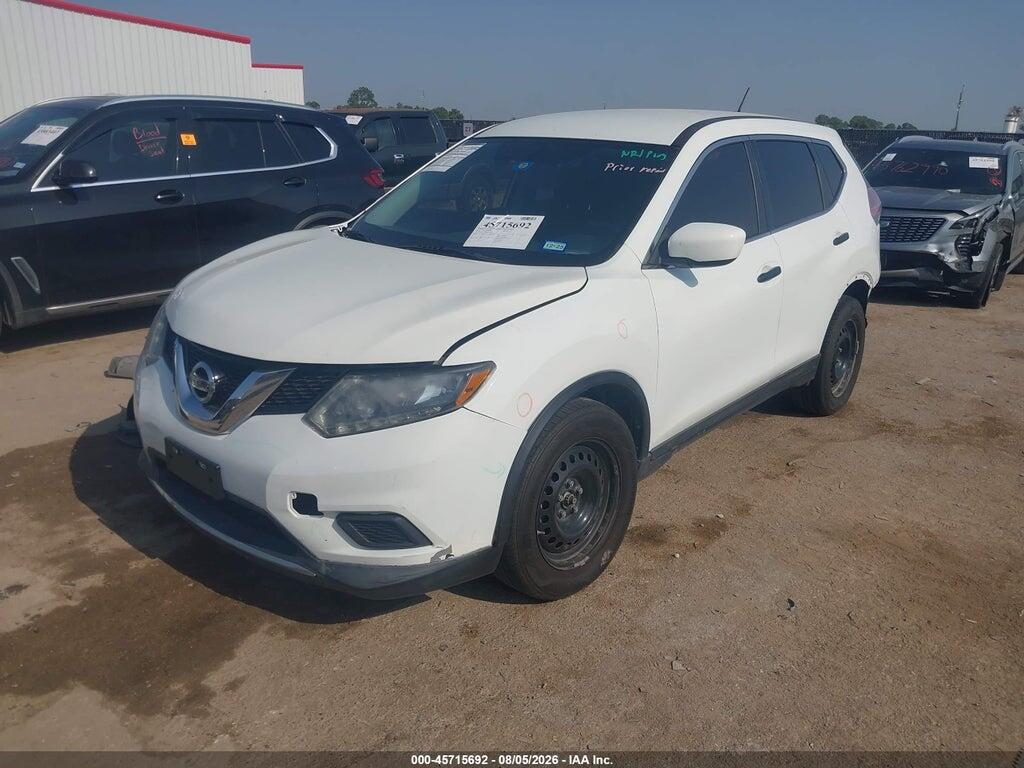 KNMAT2MT1GP691228 2016 NISSAN ROGUE photo no. 2