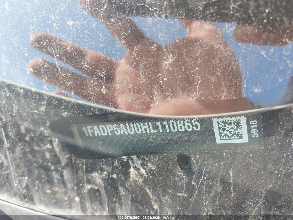 1FADP5AU0HL110865 2017 FORD C-MAX HYBRID photo no. 9
