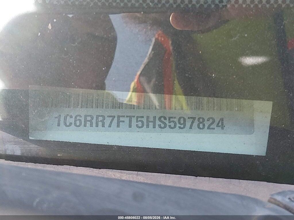 1C6RR7FT5HS597824 2017 RAM 1500 photo no. 9