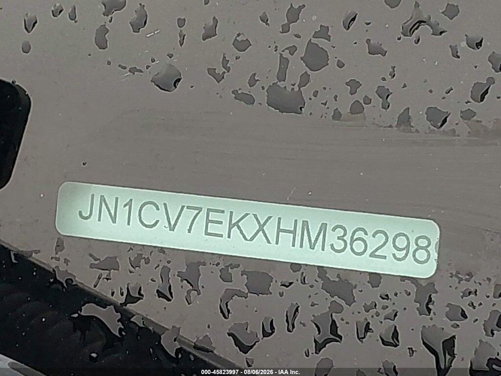 JN1CV7EKXHM362989 2017 INFINITI Q60 photo no. 9