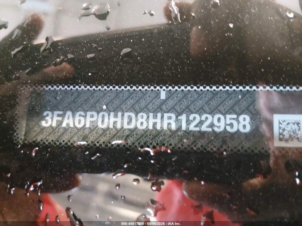 3FA6P0HD8HR122958 2017 FORD FUSION photo no. 9