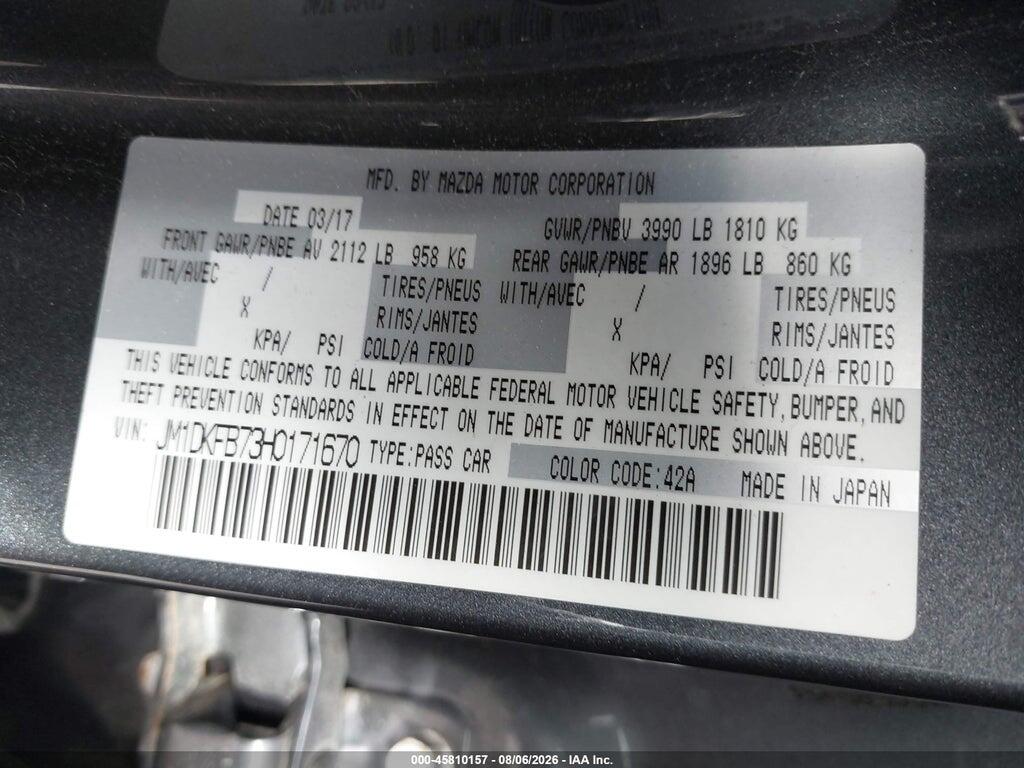 JM1DKFB73H0171670 2017 MAZDA CX-3 photo no. 9