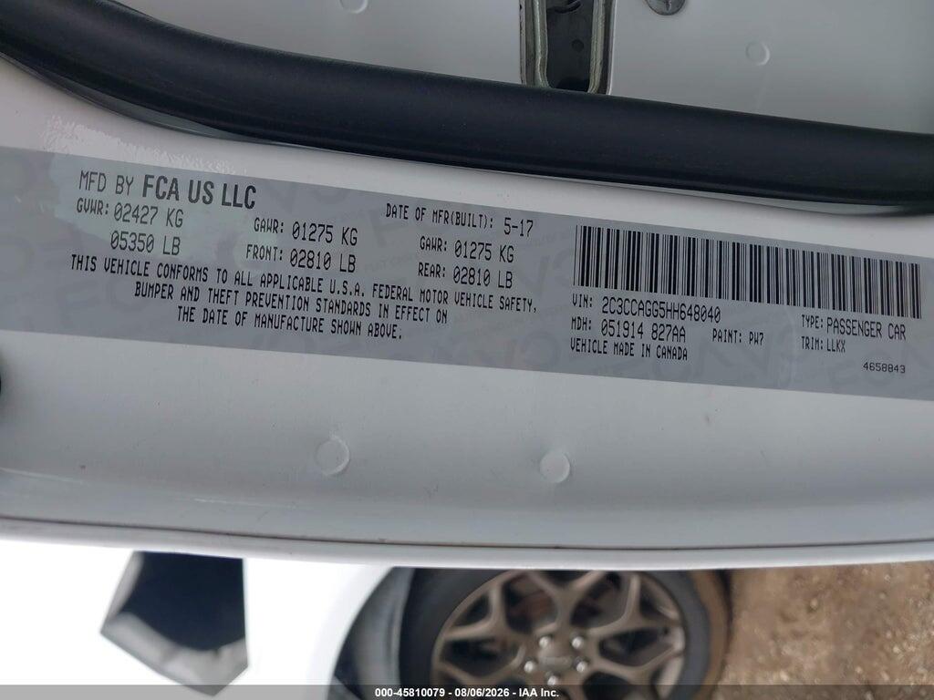 2C3CCAGG5HH648040 2017 CHRYSLER 300 photo no. 9