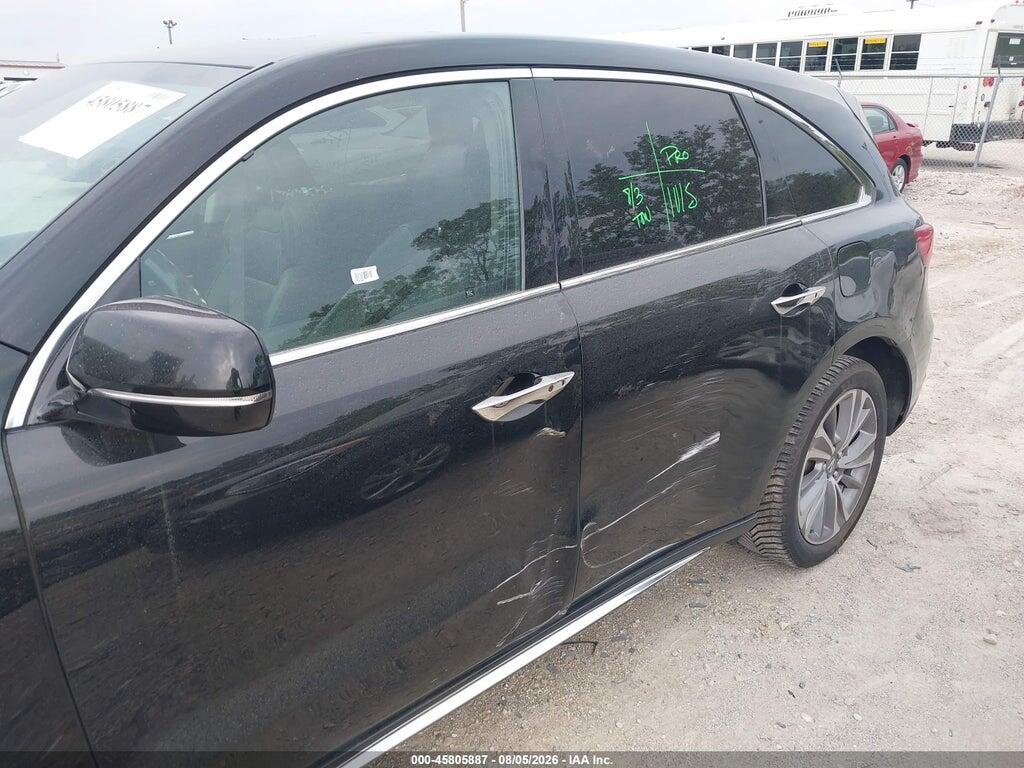 5FRYD4H56HB033952 2017 ACURA MDX photo no. 6