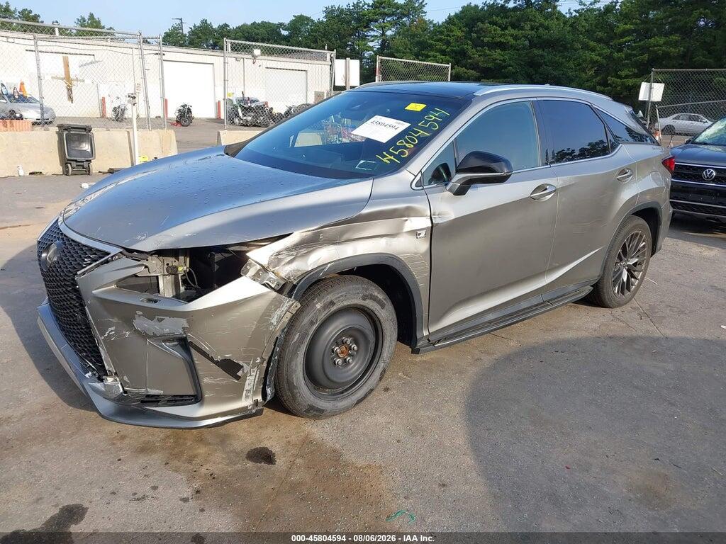 2T2BZMCAXHC070273 2017 LEXUS RX 350 photo no. 2