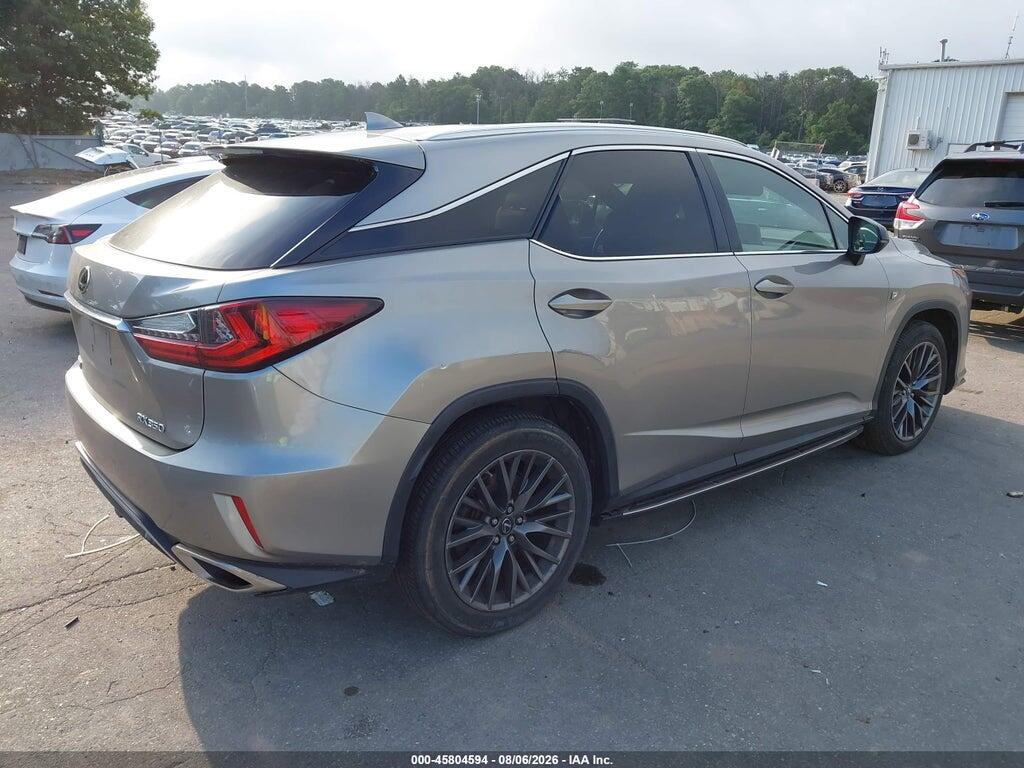 2T2BZMCAXHC070273 2017 LEXUS RX 350 photo no. 4