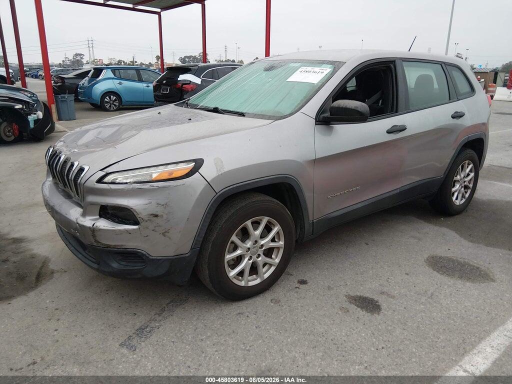 1C4PJMAS0HD221055 2017 JEEP CHEROKEE photo no. 2
