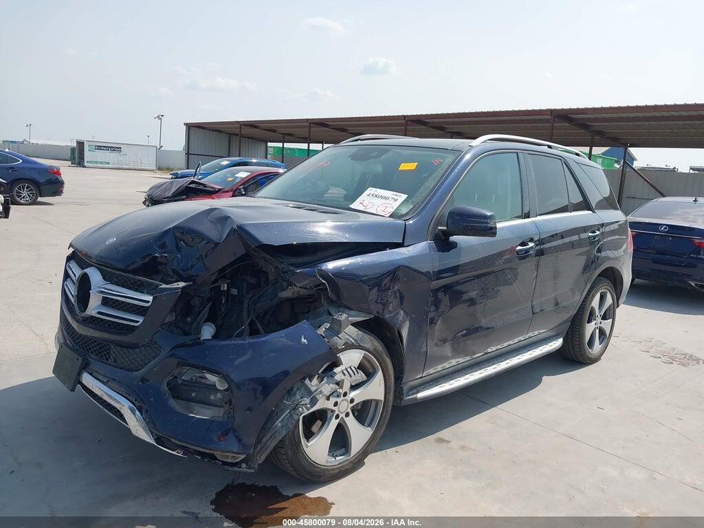4JGDA5JB5HA834083 2017 MERCEDES-BENZ GLE 350 photo no. 2