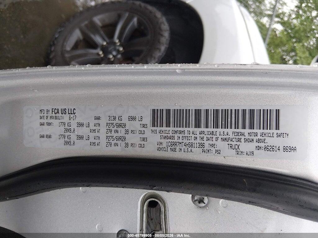 1C6RR7MT4HS811396 2017 RAM 1500 photo no. 9