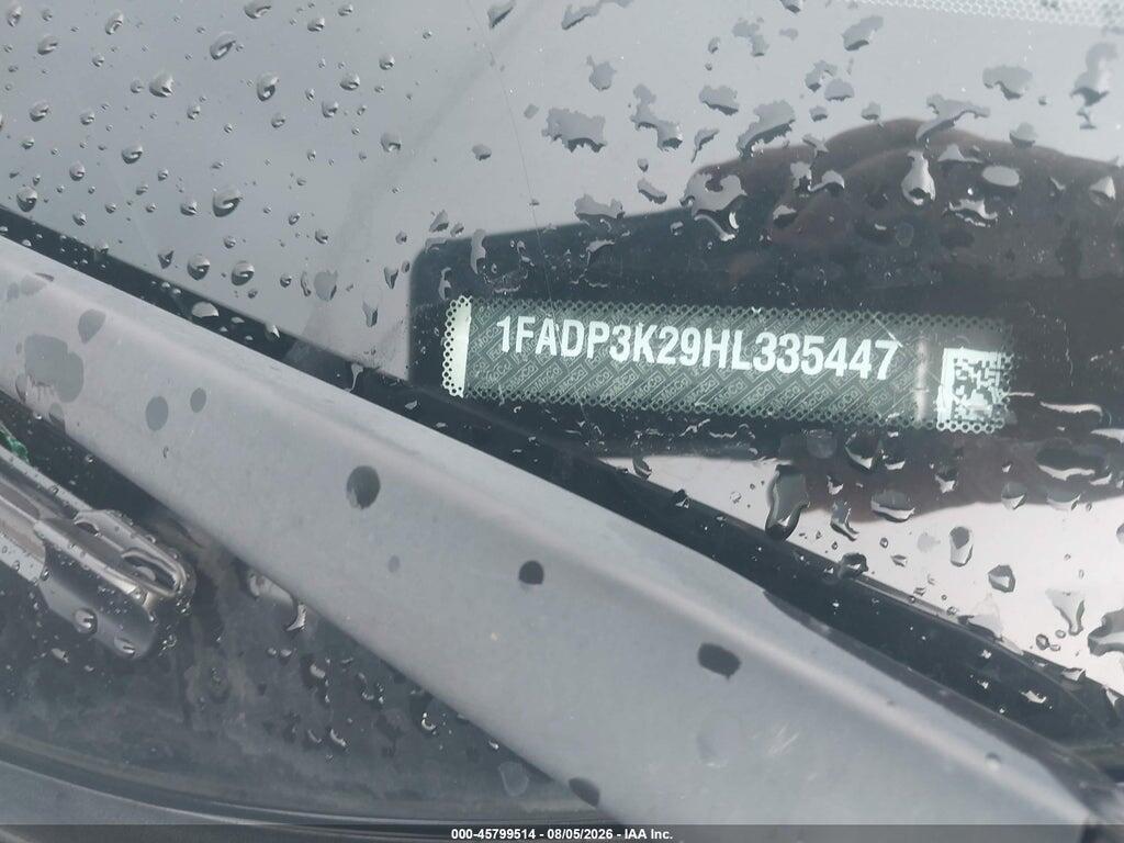 1FADP3K29HL335447 2017 FORD FOCUS photo no. 9