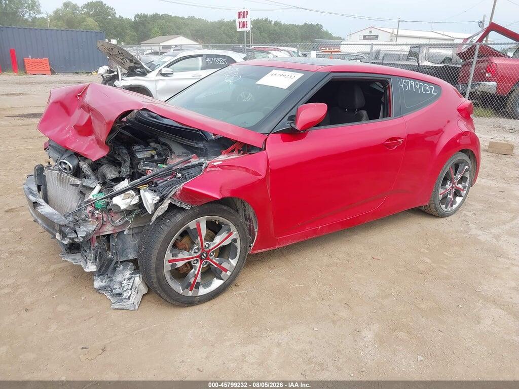 KMHTC6AD7HU322093 2017 HYUNDAI VELOSTER photo no. 2