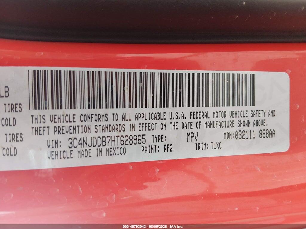 3C4NJDDB7HT628965 2017 JEEP NEW COMPASS photo no. 9