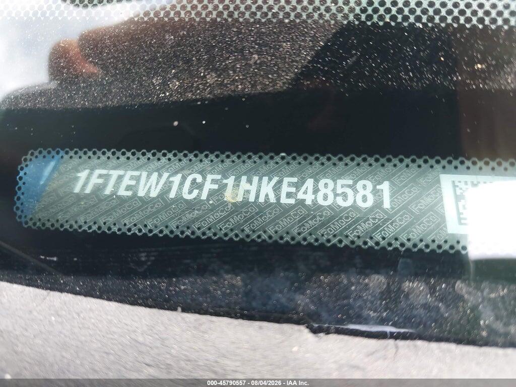 1FTEW1CF1HKE48581 2017 FORD F-150 photo no. 9