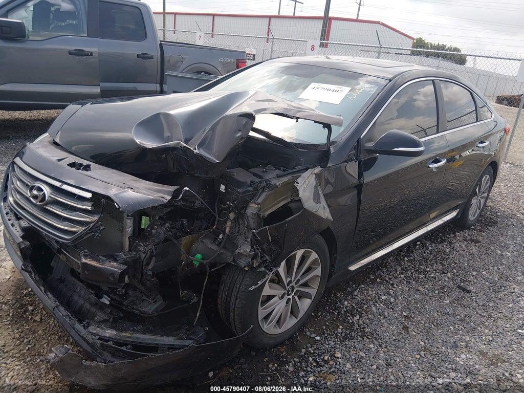 5NPE34AF2HH582575 2017 HYUNDAI SONATA photo no. 2