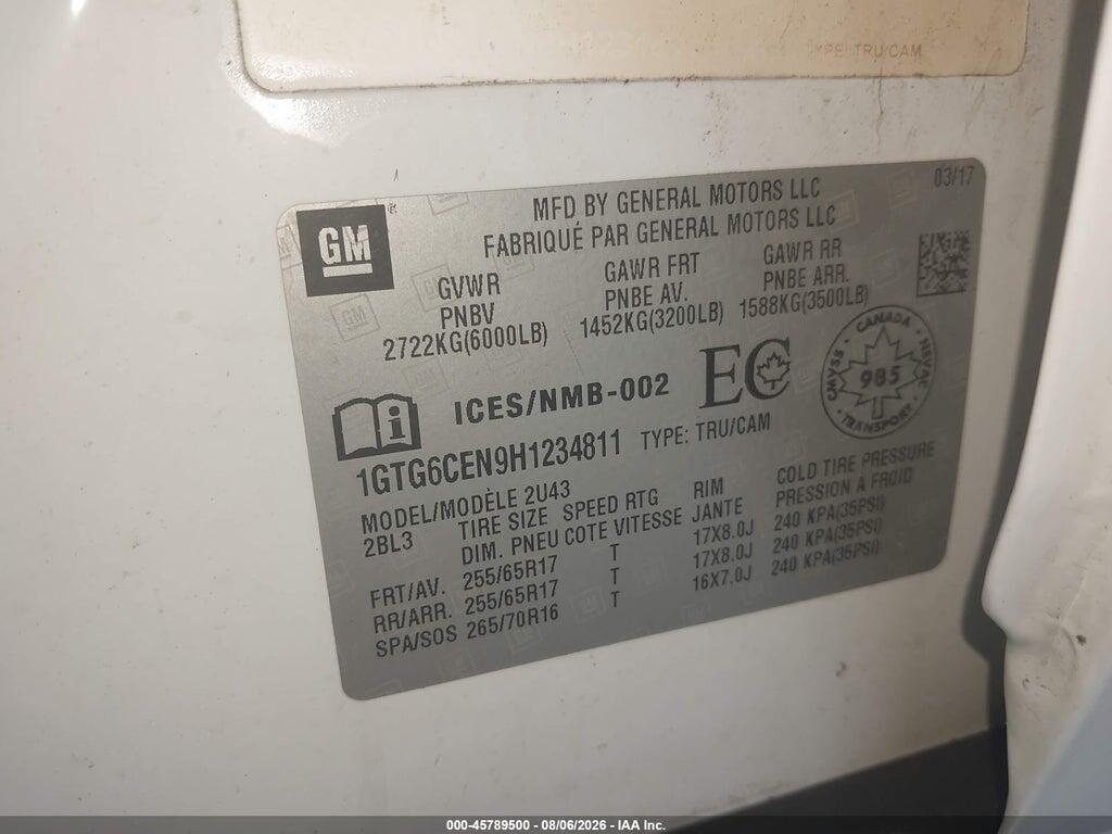 1GTG6CEN9H1234811 2017 GMC CANYON photo no. 9