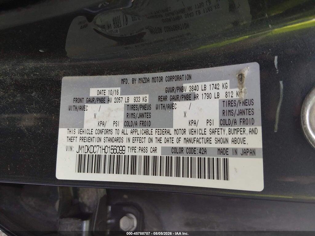 JM1DKDC71H0156099 2017 MAZDA CX-3 photo no. 9