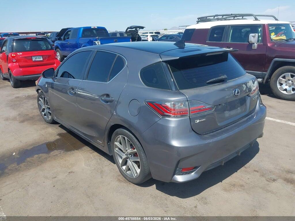 JTHKD5BH4H2285524 2017 LEXUS CT 200H photo no. 3
