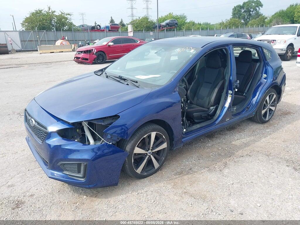 4S3GTAK63H3725986 2017 SUBARU IMPREZA photo no. 2