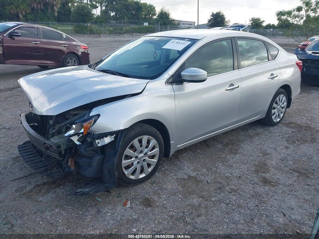 3N1AB7AP2HY367036 2017 NISSAN SENTRA photo no. 2