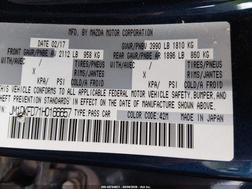 JM1DKFD71H0166657 2017 MAZDA CX-3 photo no. 9