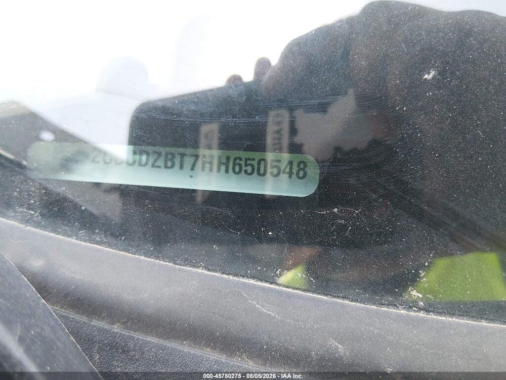 2C3CDZBT7HH650548 2017 DODGE CHALLENGER photo no. 9