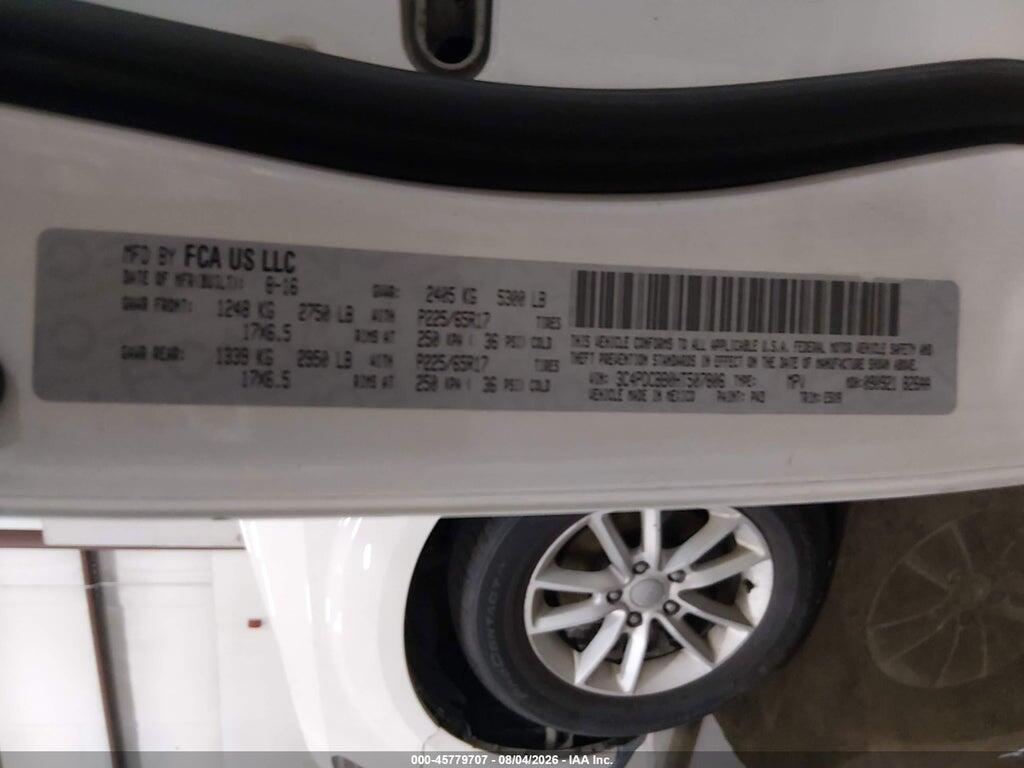 3C4PDCBB0HT507806 2017 DODGE JOURNEY photo no. 9