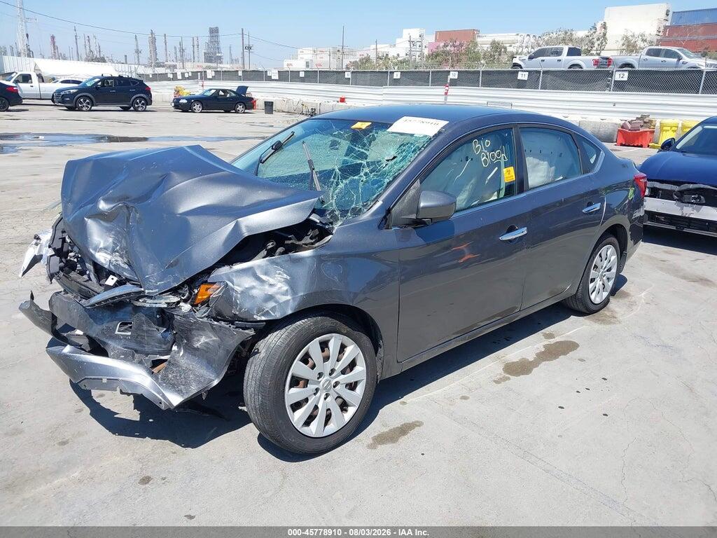 3N1AB7AP1HL654249 2017 NISSAN SENTRA photo no. 2