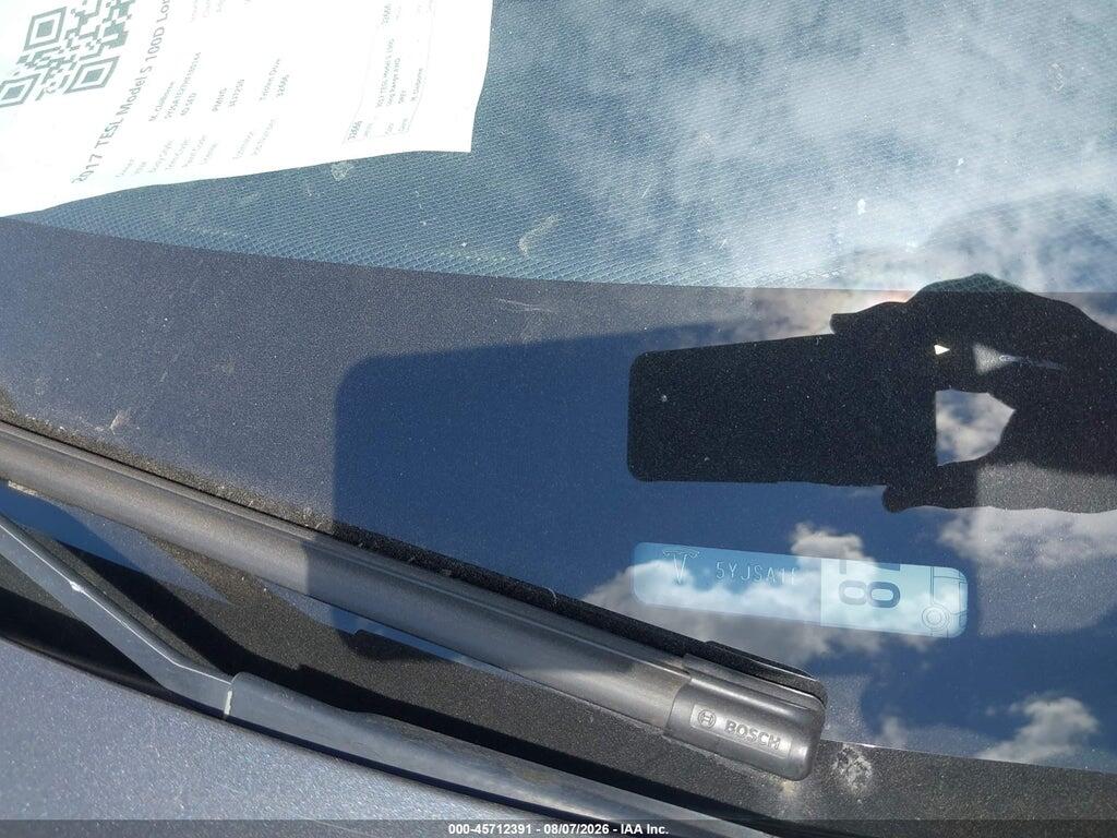 5YJSA1E27HF180144 2017 TESLA MODEL S photo no. 9